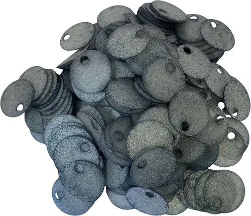 Miniatura 9 de Paillettes de lentejuelas redondas planas de 0.787 in, 285 piezas de 0.78 pulgadas, agujero de 0.78 pulgadas, surtido de lentejuelas acrílicas, 1,76