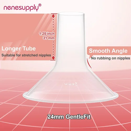 Miniatura 4 de Nenesupply Protector de pecho de brida de 0.945 in compatible con piezas de bomba y extractores de leche Lansinoh. Reemplazo al paramanta Lansinoh