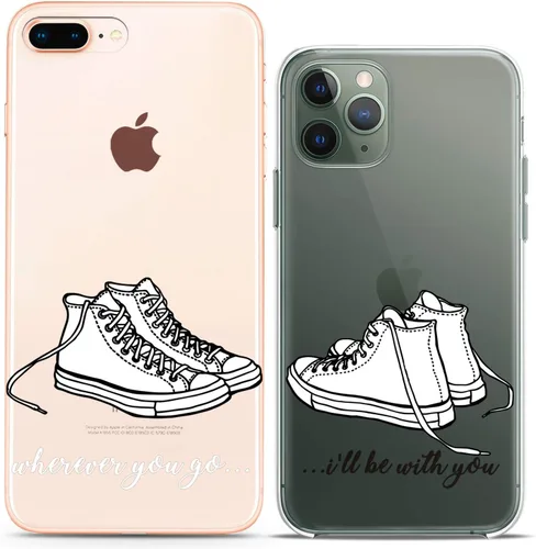 Miniatura 14 de Fundas a juego para parejas compatibles con iPhone 15 14 13 12 11 Pro Max Mini Xs 6s 8 Plus 7 Xr 10 SE 5 papas fritas transparente comida chatarra
