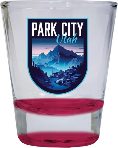 Miniatura 4 de Park City Utah Souvenir - Vaso de chupito redondo de 1.5 onzas, color verde A