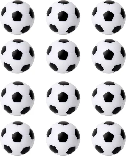 GSE Games & Sports Expert 6/12-Pack Foosball Table Replacement Balls, 36mm(1.42") Tabletop Soccer Football Balls for Foosball Table Accessories