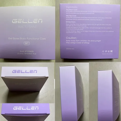 Miniatura 9 de GELLEN - Juego de capa base y capa superior de gel para uñas, 2 piezas de 18 ml, capa superior y base de gel de uñas de alta calidad, no necesita