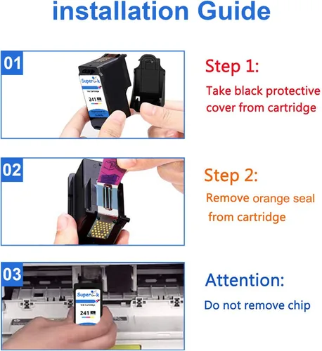 Miniatura 5 de SuperInk Cartucho de tinta remanufacturado CL-241XL 241 XL de alto rendimiento compatible con Canon Pixma MX472 MX452 MX532 MX432 MX512 MG3620