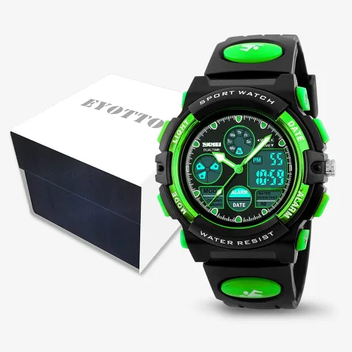 Miniatura 8 de eYotto Kids Sports Watch Waterproof Boys Multi-Function Analog Digital Wristwatch LED Alarm Stopwatch