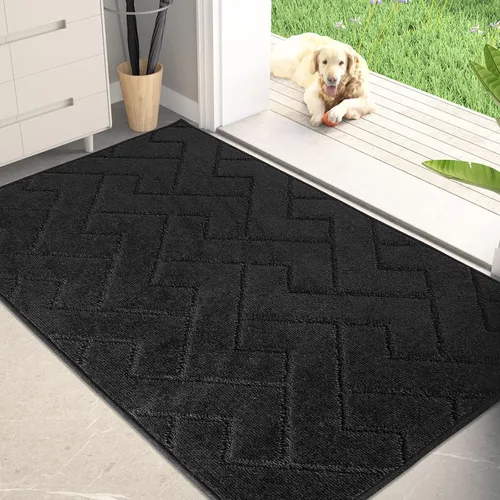 Miniatura 35 de PURRUGS Alfombra de fácil cuidado de 6 x 9 pies, antideslizante, lavable a máquina, tapete para puerta de perro, resistente a las manchas