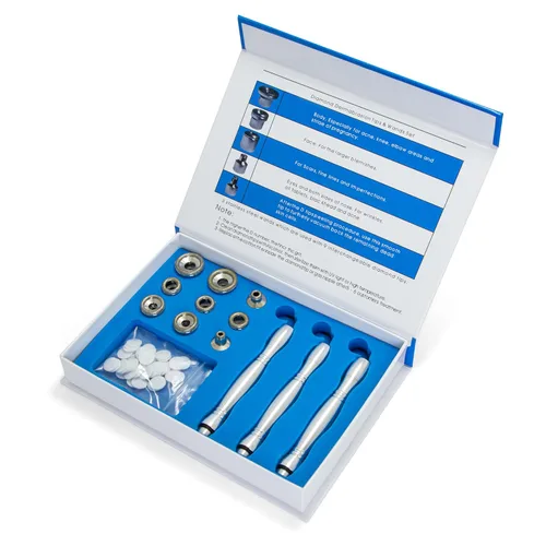 Elitzia 9 puntas 3 varitas calidad diamante dermoabrasión reemplazos eliminar arrugas puntos negros líneas finas ETL06A (aluminio)