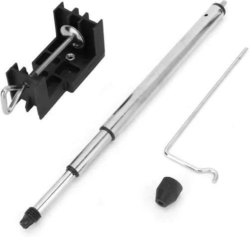 Miniatura 5 de Soporte telescópico para colgar, amoladora rotativa de rotación 360, mini soporte para taladro, altura ajustable, eje flexible, soporte para colgar