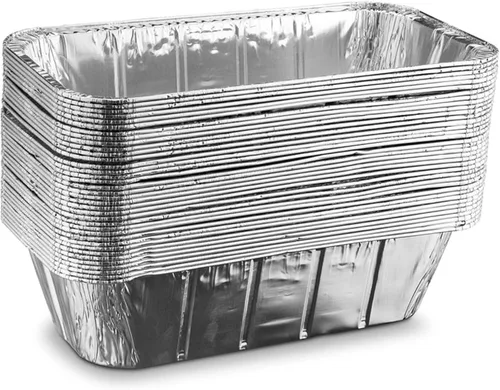 Miniatura 4 de Pan desechable de aluminio de 5 libras con tapa de aluminio para hornear pasteles, pastel de carne y lasaña (10)