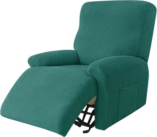 Miniatura 14 de IMYOGI Fundas de sofá de alta elasticidad para sofá reclinable, funda elástica para sofá individual, 1 pieza, protector de muebles, funda de tela