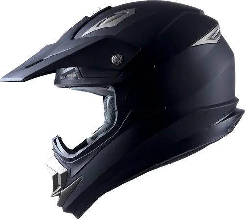 1Storm Casco de motocross para adultos, todoterreno, MX, BMX, ATV, motocross, mecánico, HGXP14B, fibra de carbono, negro, HGXP14B Negro mate (matt