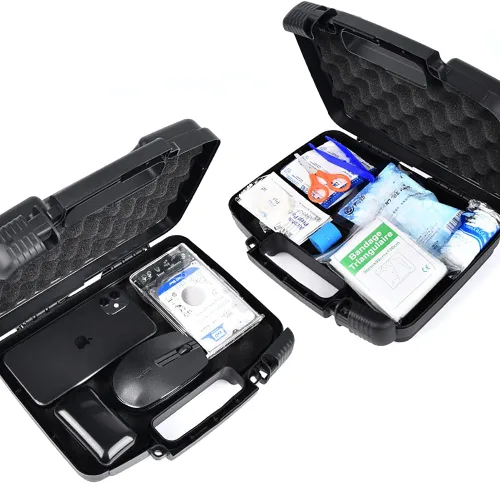 Miniatura 6 de Funda rígida pequeña con espuma, 10 pulgadas de espuma ligera acolchada de protección de transporte/almacenamiento - Interior personalizable