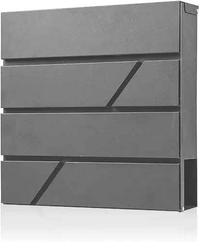 Miniatura 11 de Buzón de Pared con Cerradura y Llaves, Buzón de Seguridad con Llavero para Exterior de la Casa, Buzón de Correo con Cerradura, Buzón de Metal