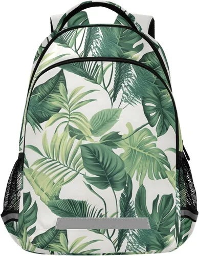 Miniatura 39 de MNSRUU Mochila escolar con correa para el pecho, mochila para laptop Galaxy Planets, mochila de senderismo de viaje para niños y niñas, Animal 031