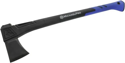 Miniatura 7 de MichaelPro MP004004 - Hacha de campamento 1.5 libras, 13.5 pulgadas Mango de fibra de vidrio absorbente de impactos Hacha de campamento