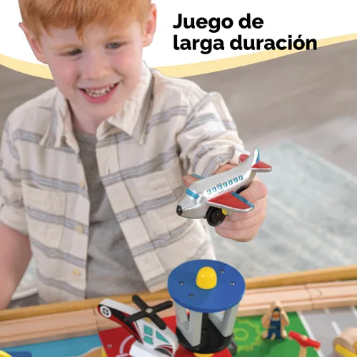 Miniatura 5 de KidKraft, Mesa y Set de Tren de cataratas