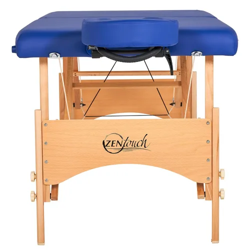 Miniatura 2 de Master Zen-Touch Brady - Mesa de masaje portátil ligera, cama de belleza, tatuaje, spa, salón de belleza, cama facial exuberante, color azul cielo