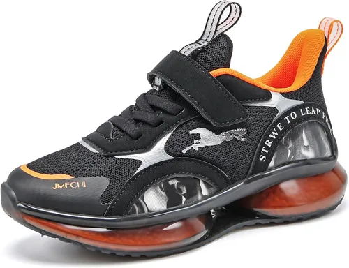 JMFCHI FASHION - Zapatos de baloncesto para niños, tenis de alta calidad para deportes al aire libre, Zapatos antideslizantes para niños pequeños y