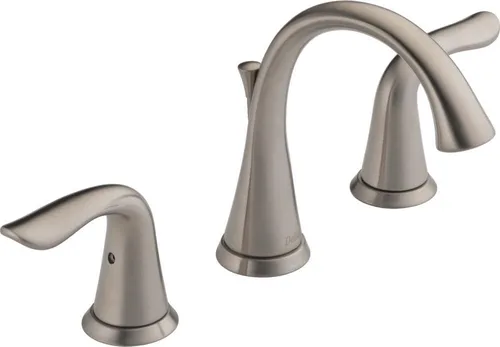 Miniatura 8 de Delta Faucet Lahara - Grifo de baño de 2 llaves con tecnología de sellado de diamante y ensamblaje del drenaje de metal, bronce champán