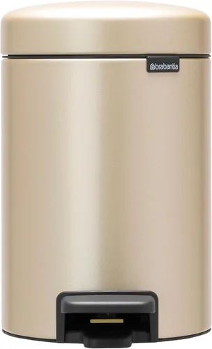 Miniatura 22 de Brabantia NewIcon - Cubo de basura con pedal de cierre suave para cocina, con cubo extraíble, 3.2 galones, azul soñado Azul (Dreamy Blue)