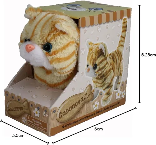 Miniatura 5 de Casanova El gatito mecánico, rayado anaranjado.