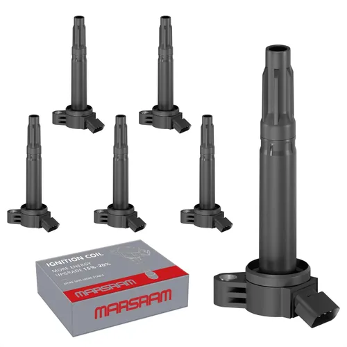 Miniatura 21 de Marsram Paquete de bobinas de encendido UF247 y bujía de iridio doble 4503 compatible con Toyota 2000-2008 Corolla 2000-2005 MR2 Spyder Celica