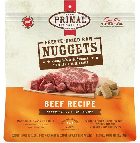 Miniatura 19 de Primal - Nuggets de comida cruda liofilizada para perros, venado, comida completa y equilibrada, también se puede utilizar como adorno o golosina