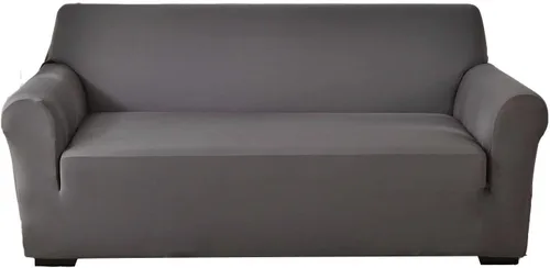 Miniatura 11 de Funda elástica para sofá, funda de sofá de elastano, suave, antideslizante, con parte inferior elástica, lavable para sala de estar, beige, pequeña