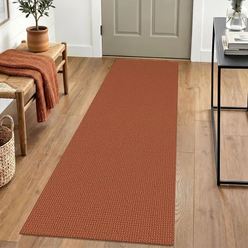 Miniatura 210 de IOHOUZE Alfombra de Área Lavable 4x6 Antideslizante con Respaldo de Goma Alfombras Tejidas para Entrada Interior Alfombras de Dormitorio Alfombra
