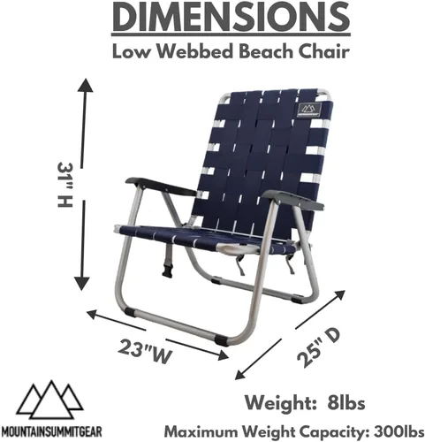 Miniatura 3 de MOUNTAIN SUMMIT GEAR Caddis Sports - Silla de playa de malla baja con correas de mochila, asiento ligero portátil para aventuras al aire libre, días