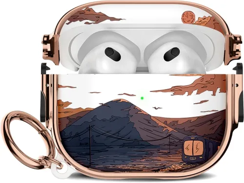 Miniatura 105 de Maxjoy para Funda Linda de AirPods 2 (2019) con Bloqueo de Seguridad, Compatible con Funda de AirPod de 2ª Generación de Mármol para Mujeres