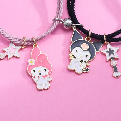 Miniatura 4 de Collar de anime figura de joyería para adolescentes kawaii mejores amigos gargantilla colgante para niña Metal Tiendaita