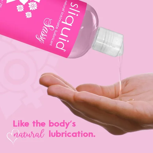 Miniatura 7 de Sliquid Sassy Lubricante a Base de Agua - Gel Espeso y Duradero, Lubricante Natural para Mujeres/Hombres/Parejas, Sin Fragancia, 8.5 Fl Oz