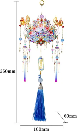 Miniatura 6 de MU Rompecabezas de metal 3D DIY Kits de modelo Phoenix Coronet Series E Yuanchu, cultura china miniatura rompecabezas de construcción DIY Sets
