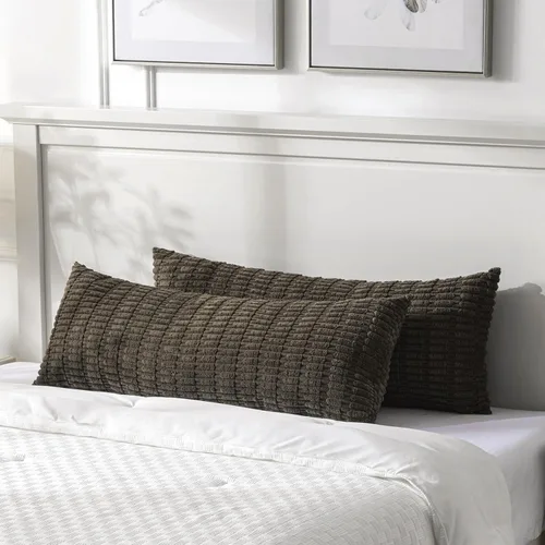 Miniatura 68 de Fancy Homi - Paquete de 2 fundas de almohada decorativas estilo bohemio de 16 x 16 pulgadas para sala de estar, sofá, cama, funda de cojín cuadrada