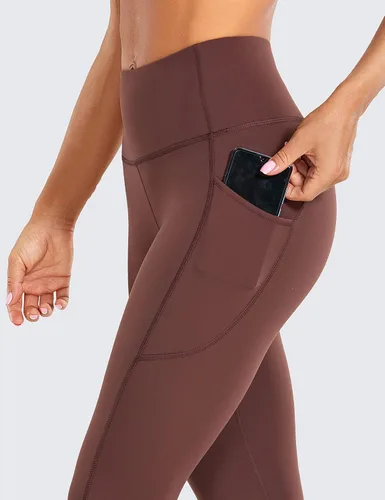 Miniatura 3 de CRZ YOGA - Leggings de entrenamiento cepillados con sensación de desnudez para mujer, de 25 pulgadas, pantalones deportivos para yoga de cintura