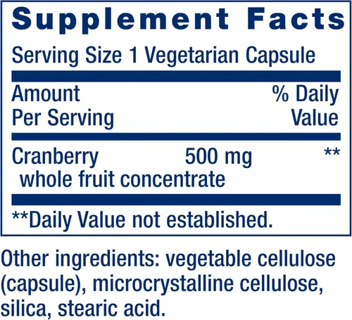 Miniatura 3 de Life Extension Cran-Max®, 500 mg, concentrado de fruta entera de arándano, promueve la salud del tracto urinario con potentes antioxidantes, sin