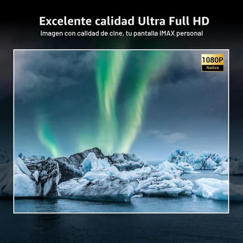 Miniatura 3 de Proyector inteligente Full HD de 2000 lúmenes ANSI, aplicación de transmisión integrada, proyector de películas HAPPRUN Native 1080P con enfoque