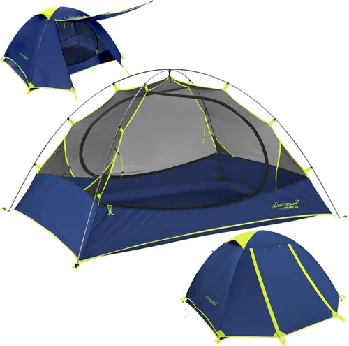 Miniatura 17 de Clostnature Tienda de campaña ligera para mochileros, 1/1.5/2/3/4/6 personas, tienda de campaña ultraligera e impermeable, tienda de campaña de 3