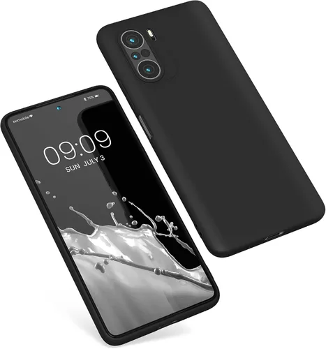 Miniatura 5 de kwmobile Funda compatible con Xiaomi Mi 11i / Poco F3 - Funda protectora de silicona TPU suave y delgada - Negro
