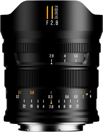 Miniatura 11 de Brightin Star Lente ojo de pez de montaje F2.8 L de 0.433 in para Leica Panasonic Sigma, lente de cámara sin espejo de enfoque manual ultra gran