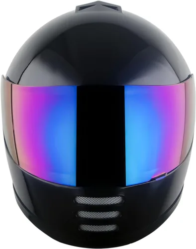 Miniatura 3 de WOW Casco integral para motocicleta, bicicleta urbana BMX MX para niños: HKYB15 Negro brillante