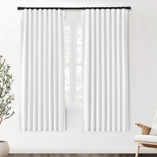Miniatura 57 de SHINELAND Cortinas opacas cortas para ventanas de dormitorio, cortinas de baño, 45 pulgadas de largo
