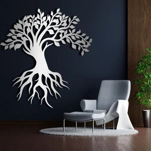 Miniatura 5 de Decoración de pared de árbol de la vida, árbol de la vida, árbol de la vida, decoración de pared de árbol de metal grande, regalo de inauguración