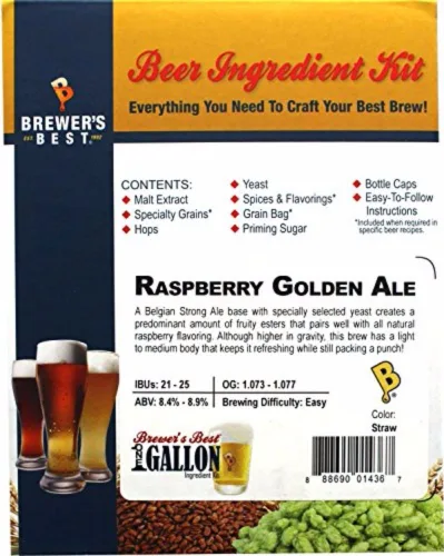 Miniatura 11 de Brewer's Best Kit de ingredientes de cerveza casera de un galón (IPA (India Pale Ale))