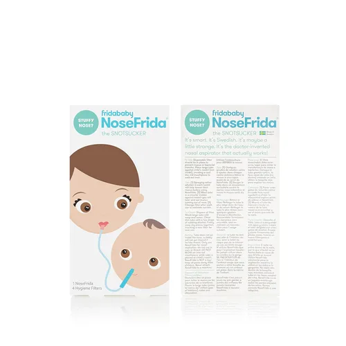 Miniatura 4 de Frida Baby Juego de alivio del resfriado y la gripe, kit de alivio de la congestión, incluye el aspirador nasal NoseFrida, filtro de higiene