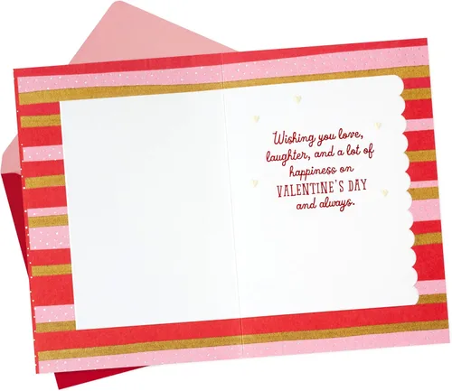 Miniatura 2 de Hallmark - Tarjeta de San Valentín (amor, risa, felicidad)