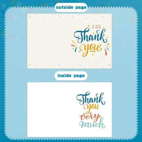 Miniatura 3 de Tarjetas de agradecimiento grandes, divertidas tarjetas de tamaño jumbo de 22.05 x 33.71 pulgadas, tarjeta de felicitación gigante de agradecimiento