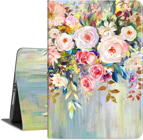 Miniatura 24 de Funda para iPad 9Th / 7Th / 8ª generación, para iPad 10.2, funda protectora a prueba de golpes, visión multiángulo, soporte ajustable, encendido