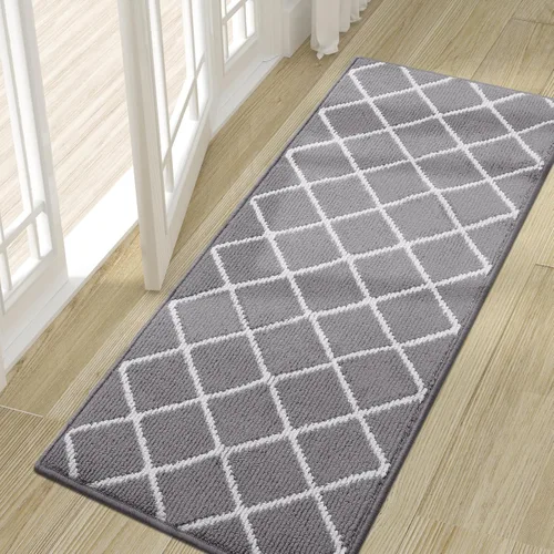 Miniatura 40 de Finchitty Alfombra para Puerta Interior, Resistente a la Suciedad y Absorbente, de Perfil Bajo, Antideslizante, Lavable, Alfombras de Piso