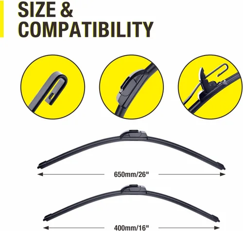 Miniatura 2 de Escobillas para limpiaparabrisas de repuesto para Toyota RAV4 2022, 2021, 2020, 2019/Mazda 5 2015-2006, escobillas de 26 + 16 pulgadas con escobilla